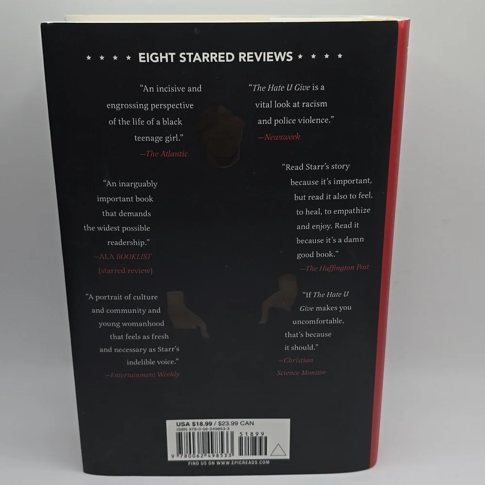 The Hate U Give by Angie Thomas Hardback First Edition - Picture 3 of 6